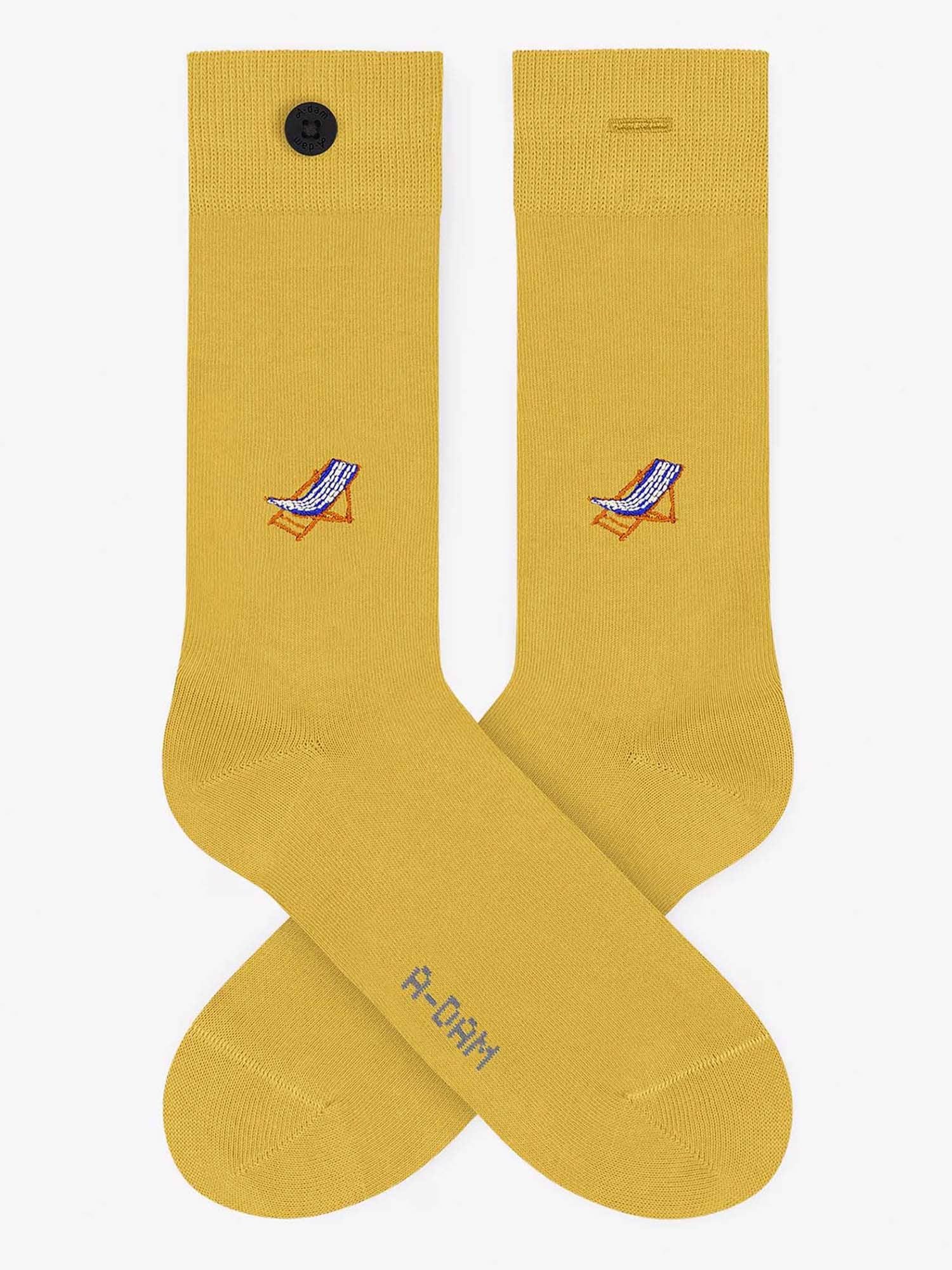 A-dam Casual Socks Orche Beach Chair Nugget Gold 36-40