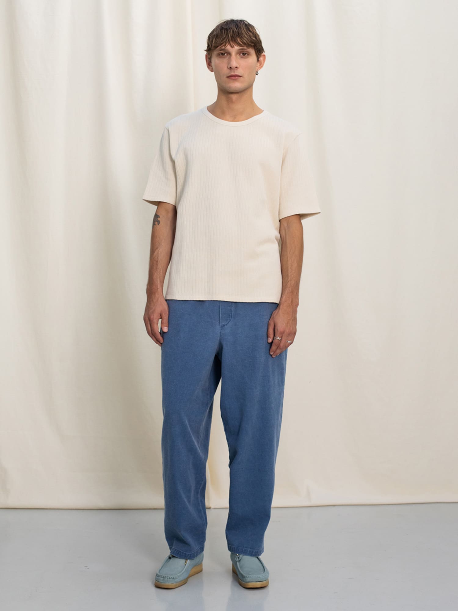 Rotholz Wide Pant Washed Denim XS